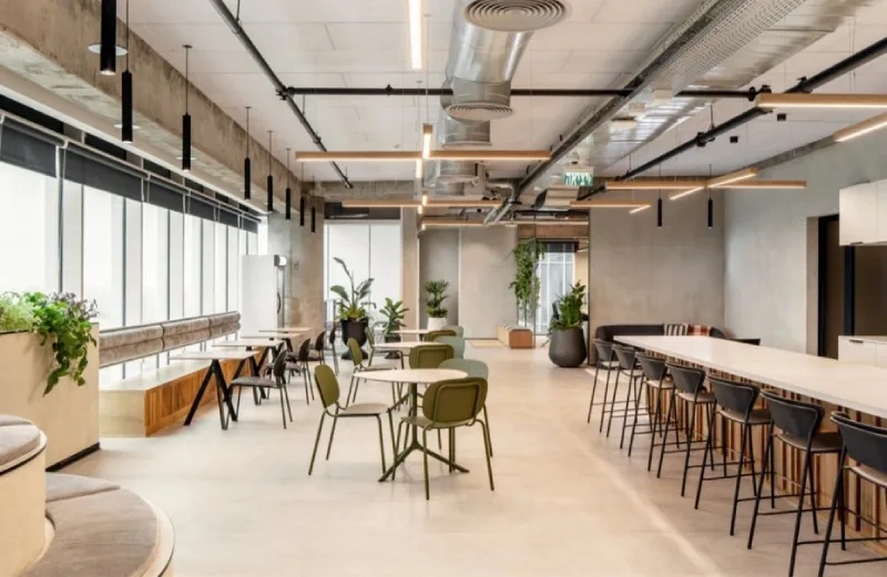 Diseño de mesas y sillas para un restaurante