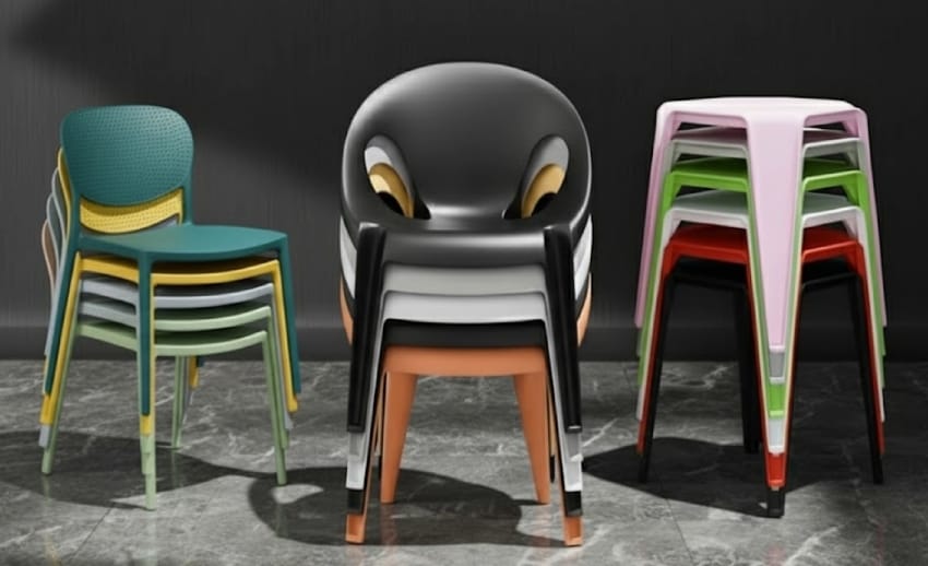 3 best cheap stackable PP plastic chairs