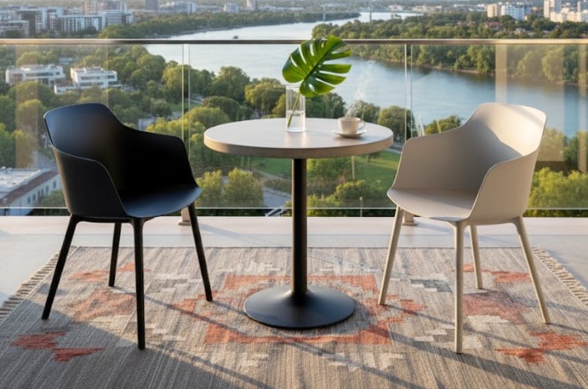 Comfortable plastic patio chairs for your space