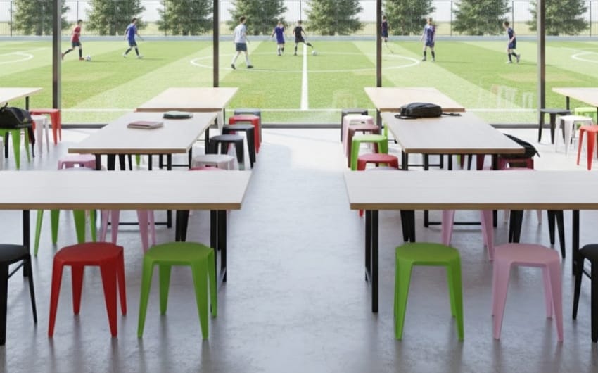 Monobloc PP chair with a simple design