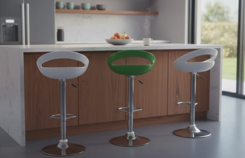 Plastic bar chairs for kitchen islands