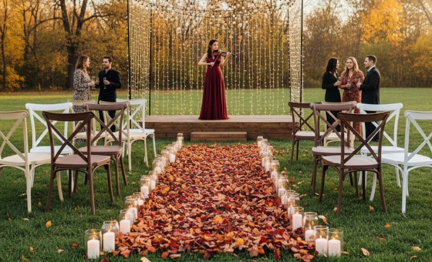 Plastic chairs for outdoor parties