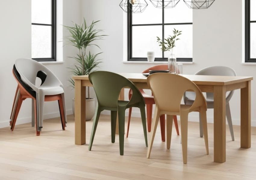 Space-saving stacking design