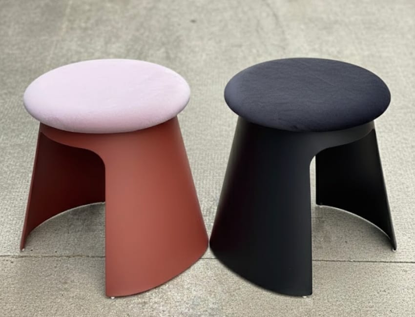 The actual polypropylene chairs outdoor