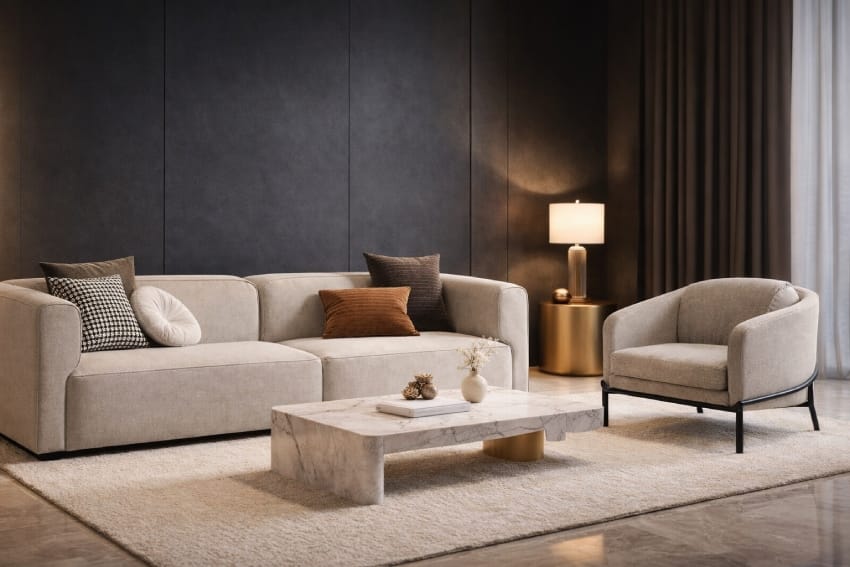 Lounge chair in the hotel