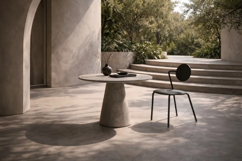 Juego de patio minimalista