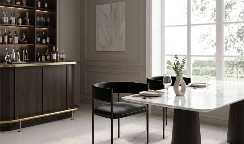 Modern luxury dining room chairs 2