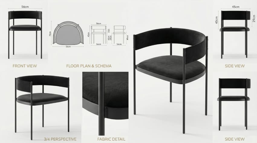 Product presentation - MDGA-HK31 armchair 2