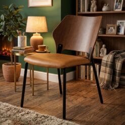 metal frame dining room chairs