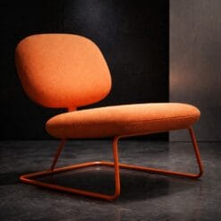 metal frame living room chair